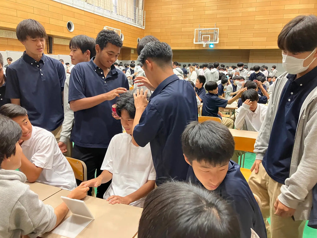 男子高生 約270名が身だしなみを通じて自分らしさを表現・マンダムが正則学園高等学校にて特別授業を実施