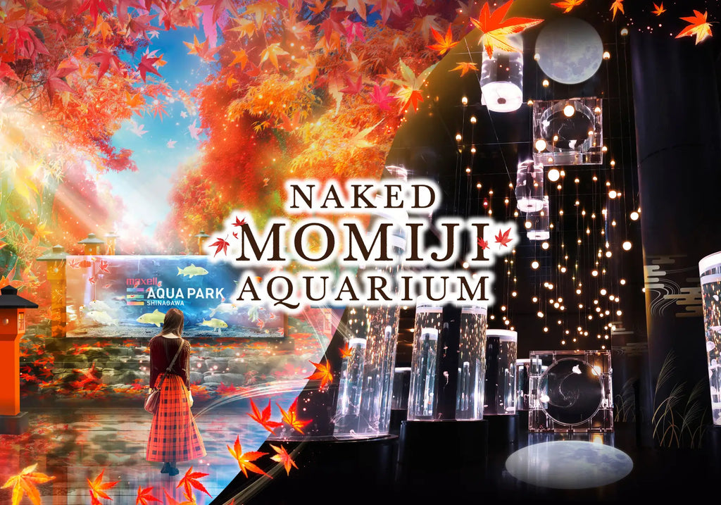 マクセル アクアパーク品川×ネイキッド初の秋限定イベント、テーマは紅葉　「NAKED MOMIJI AQUARIUM」9月13日(金)～11月17日(日)まで